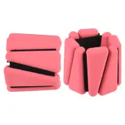 2pack Adjustable Wrist Ankle Weights 1Lb Each for Yoga Dance Aerobics Dark Pink