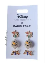 Disney Parks X BaubleBar Chip N Dale Christmas Holiday Homestead Earrings
