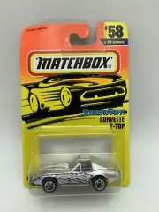 Matchbox Superfast Corvette T-Top Silver 58 of 75 Cars 1/64 Scale FREE SHIPPING
