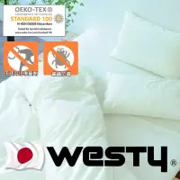 在飛比找博客來優惠-日本西村Westy-防蟎枕頭套2件組- 象牙白