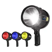 High Lumen 200000 Torch Rechargeable LED Flashlight for Camping
