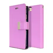 iPhone SE 2022 Compatible Case Cover With Rich Diary Stylish Protection -Purple
