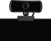 PC Camera, 2K Full HD Webcam Durable for Remote Work Live Network for Network Teaching Video Conference(Black, Pisa Leaning Tower Type)