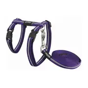 Rogz Alleycat Harness Lead Purple