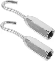 2pcs Car Repair Hook Lifter Dent Rods Car Kit Dent Removal Tools Auto Dent Tool Iron Silver