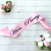 Pink 'Hen Party' Bachelorette Party Sash