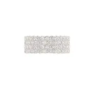 7.84ct Round Moissanite 4 Row Mens Eternity Ring Iced Out 14k Gold Plated Silver