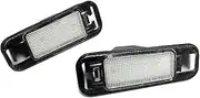 FIQOME 2x LED Licence Number Plate Light White Canbus, for 2005-2011 Rio MK II JB Rio5 Car Number Plate Led Light