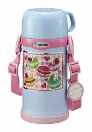 ZOJIRUSHI Water bottle 2 WAY Cup & Straw Stainless Bottle 600 ml