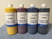 BULK INK REFILL COMPATIBLE CANON MAXIFY GX1050/ GX2050 4000ML CYMK PIGMENT INK