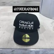 New Era Red Bull x Oracle Racing Black & White 59fifty Fitted Hat Size 7 1/4