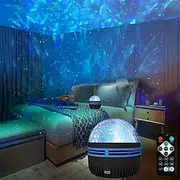 1pc Ocean Wave Projector Water Ripple Light Projector Light, Star Projector Galaxy Projector Valentine's Gift for Bedroom Night Light Projector Gaming Room, H