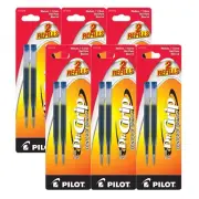 Pilot Dr Grip Ink Cartridge Refill Ultra Smooth Blue Value Pack of 6