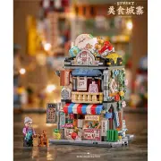 Loz LOZ Mini Block - Granny's Snack Bar Building Bricks Set 20 x 15 x 8cm