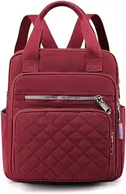 [Fadsace] Small Casual Lightweight Backpack for Women, Nylon Hiking Travel Backpack Purse Shoulder Bag Waterproof Daypack