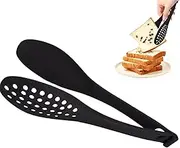 Kitchen Food Tongs Set, Tongs For Serving Food Heat Resistant Nylon, Multifunctional Toaster Tongs Spoon-Shaped Pasta Tongs, Kitchen Utensils For Outdoor Barbecue Parties, Daily Family Cooking Spatula