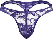 [BreakEgg] Men's Sexy Lace G-String Underwear Seamless Transparent Thong
