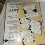Creative Memories Short Cuts Geometric Shapes 225pc Solid Gingham Checker (New)