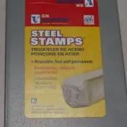 C.H. Hanson 20625 3/16" Standard Number & Letter Combo Steel Stamp Set ~ NEW