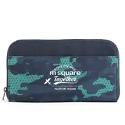 M Square Cross-body Passport Bag Lightweight Multi-function Portable Travel Organizer Bag