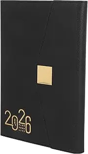 HOODANCOS Daily Planner 365 Pages: 2026 Thick Paper To Prevent Ink Bleed Modern Style Schedule Book For Office Home Portable Track Important Dates