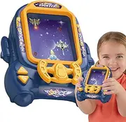 Driving Steering Wheel Game - Handheld Game Console for Kids | Interactive Educational Toy Simulation Hand Controller for Roadtrip, Kids & Birthday