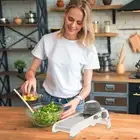 Adjustable Mandoline Food Slicer with Hand Guard Stainless Steel Vegetable DevYt
