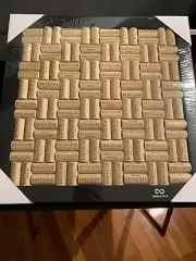 NEW TERRACYCLE WINE CORK Bulletin BOARD BERINGER corkboard painting notepad