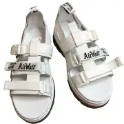 NWT Dr. Martens Womens Airwair Pearson Strappy Iced Casual Sandals White US 7