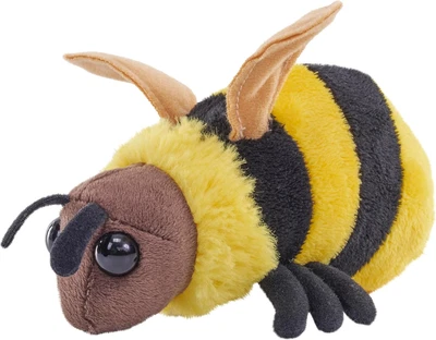 Wild Republic Pocketkins Eco Bee, Stuffed Animal, 5 Inches, Plush Toy, Made f...