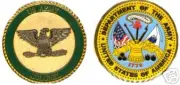 ARMY COLONEL SILVER BIRD O6 MILITARY CHALLENGE COIN