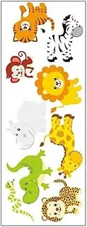 ULDIGI 1PC Animals Wall Sticker Removable PVC Decal for Self Adhesive Decorative Wallpaper for Home Living Bedroom