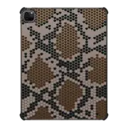iPad Pro 12.9-inch (5th/6th gen) iPad Impact Case Brown Heart Snake Print