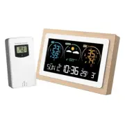 Weather Station Barometer Clock Weather Forecast Multi Hygrothermograph Y8G8