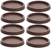NULYLU 8pcs Furniture Caster Cups Floor Protectors for Floors Non Slip Chair Feet Pads Durable Caster Cups for Desk and Sofa Stylish Home Furniture Accessories