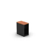 OM TOWER BOX W290 x D500 x H580mm Cherry/ Charcoal