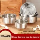Stainless Steel Food Steamer Basket Insert Steamer Pot Food Rack Kitchen