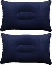 Camping Inflatable Pillow X 2 for Travel, Beach, Blow up Pillow Head Rest by TRIXES