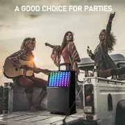12in 60W LED Spectrum Light Bluetooth Remote Control Rod Speaker