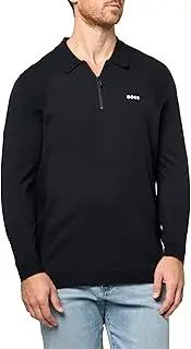 [BOSS] Men's Momentum Quarter Zip Knit Sweater