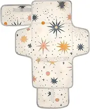 Reusable Changing Table mat with Tissue Pocket Baby Portable Changing pad for Girl & Boy