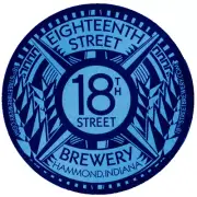 Eighteenth Street Brewery Beer Coaster Gary IN