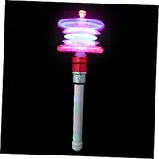YARNOW Light Up Snowflake Wand Rotating LED Fairy Wand for Parties Performances Captivating Winter Decorations for Fun Princess Role Play Accessory