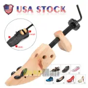 2025 One Piece 2-way Wooden Adjustable Shoe Stretcher for Men Women Size 10-13