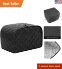 4 slice Toaster Cover, Polyester Fabric Quilted Four Slice Toaster Appliance ...