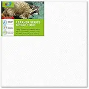90x90cm(36x36 Inch) 6Pcs -Quality Pre-Stretched Canvas,White Cotton, Value Pack Blank Canvas for Drawing, Painting