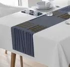Retro Table Runner Vintage Style Blue Tiki MM37