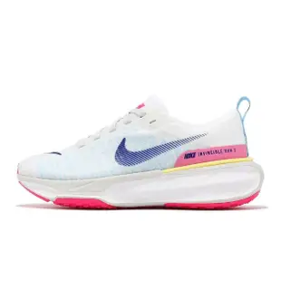 【NIKE 耐吉】慢跑鞋 Wmns ZoomX Invincible Run FK 3 女鞋 白 藍 編織鞋面 運動鞋(DR2660-105)