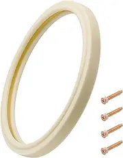 RURBRIN 8 3/8" 79101600Z Pool Light Lens Gasket & 79104800 Pilot Screws Compatible with Pentair IntelliBrite, AmerLite, and SAM Amerlite Lights (1+4PC)
