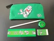 7UP Collectible Fido Dido Pencil Case Set Stationery Pencil Ruler Eraser Unused